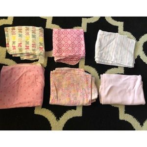 6 receiving blankets